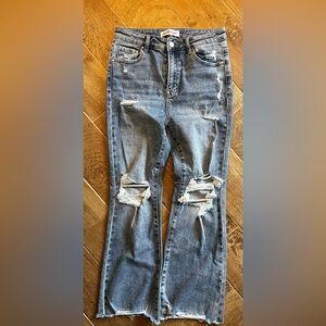 Freckled Poppy x Risen High-Rise Blue Jeans